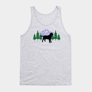 Black Labrador Evergreen Tank Top